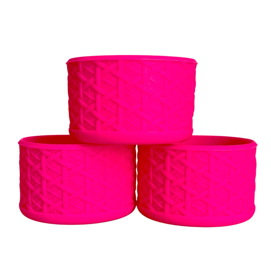 Malibu Pink Woven Silicone Boot