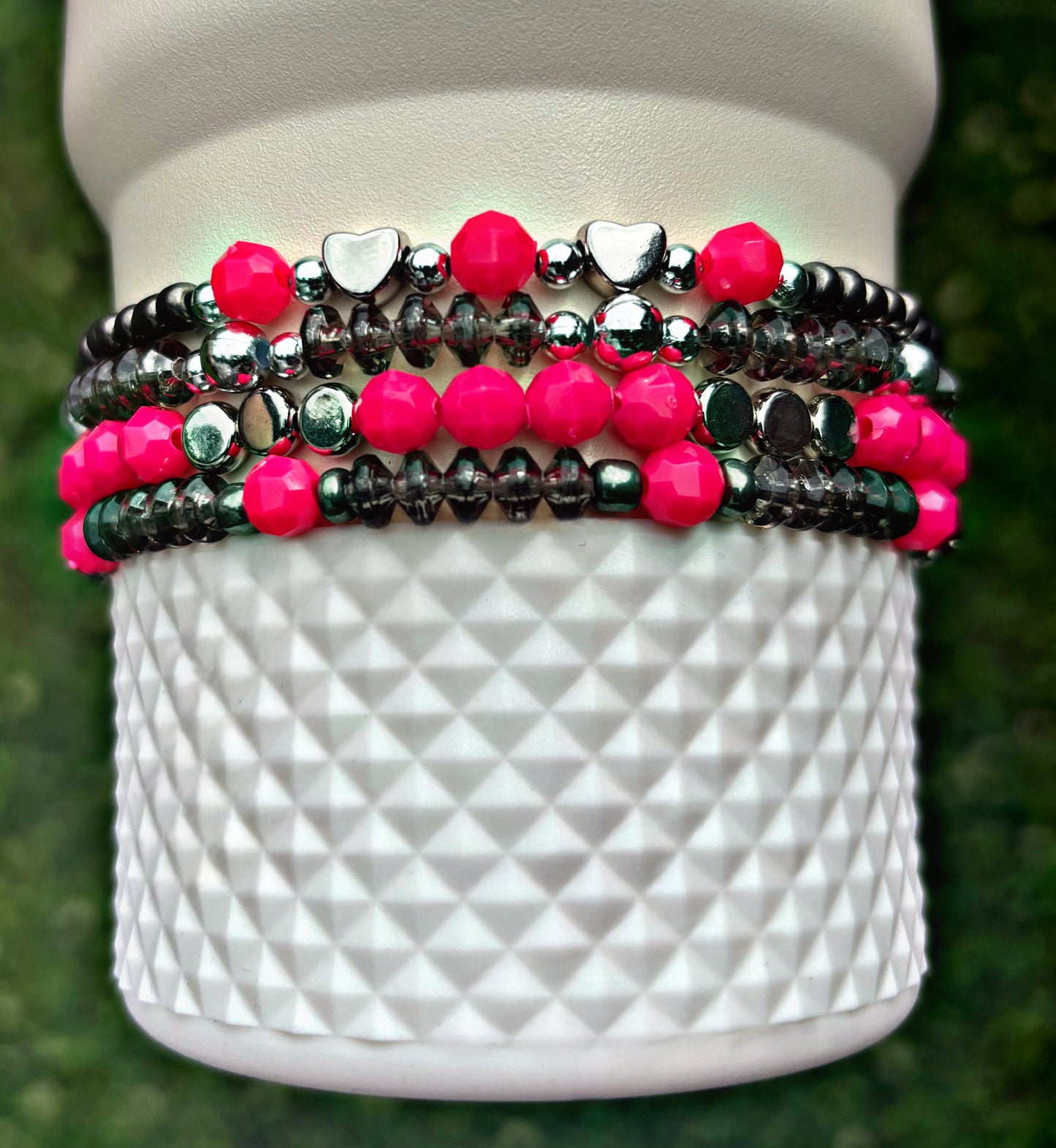 Grey Rock Cup Bracelets