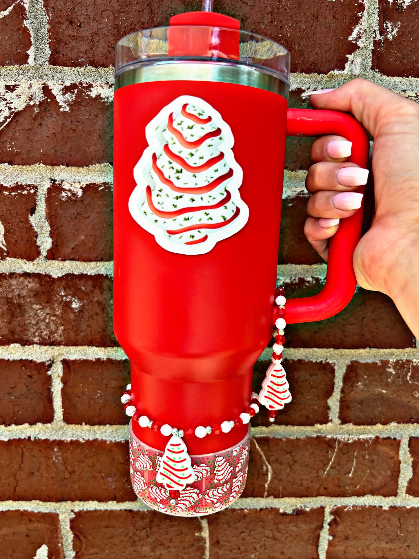 Little Christmas Tree cake Tumbler Magnet