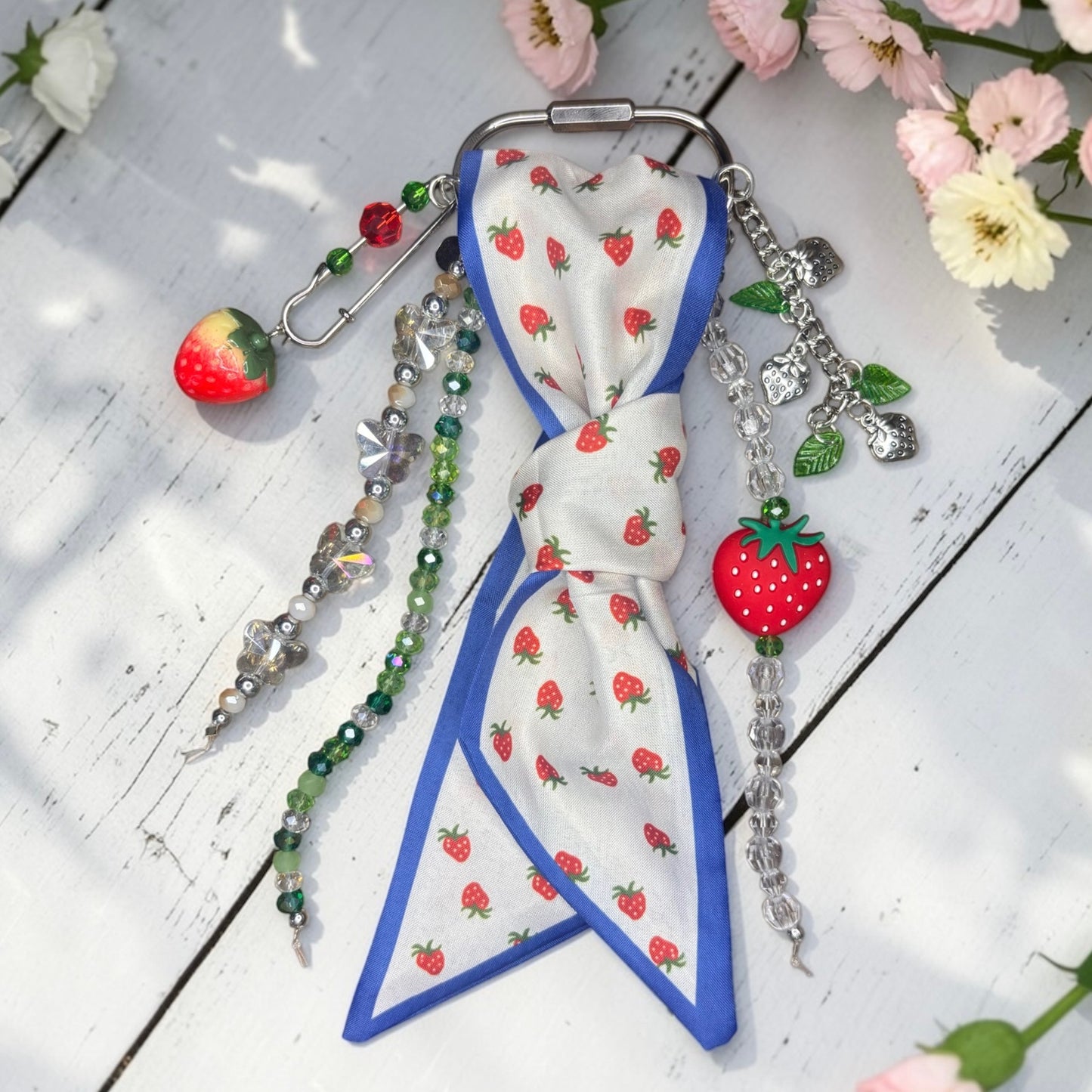 Strawberry Daze Clip Charm