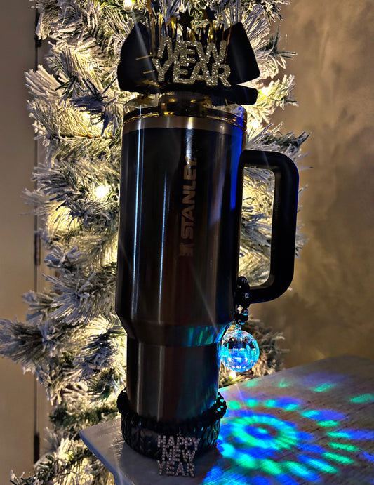 Light up Disco Ball Magnetic Handle Charm ~ See video!