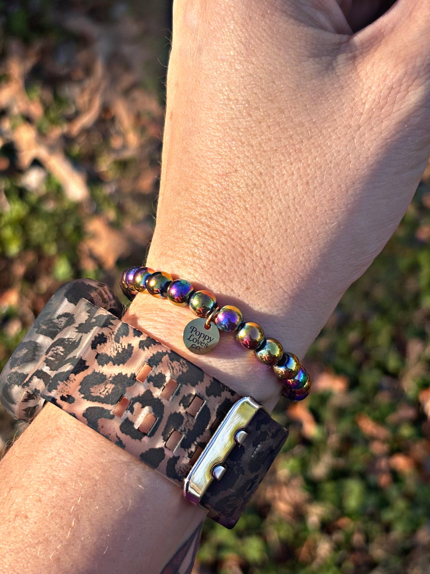 Bracelet coupe-vent en tricot avec bonnet. Un seul bracelet.