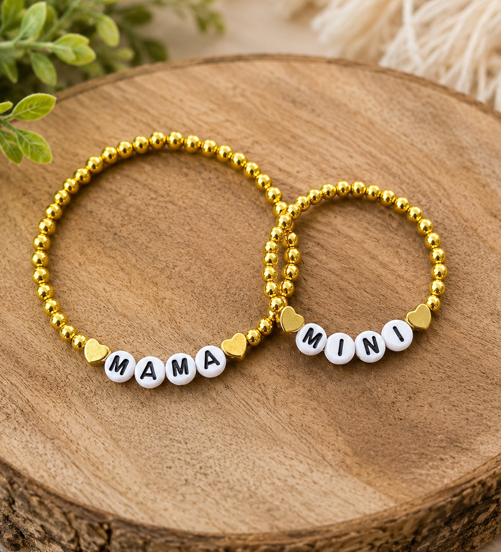 Mama Mini Back to School Bracelets Wrist or Tumbler