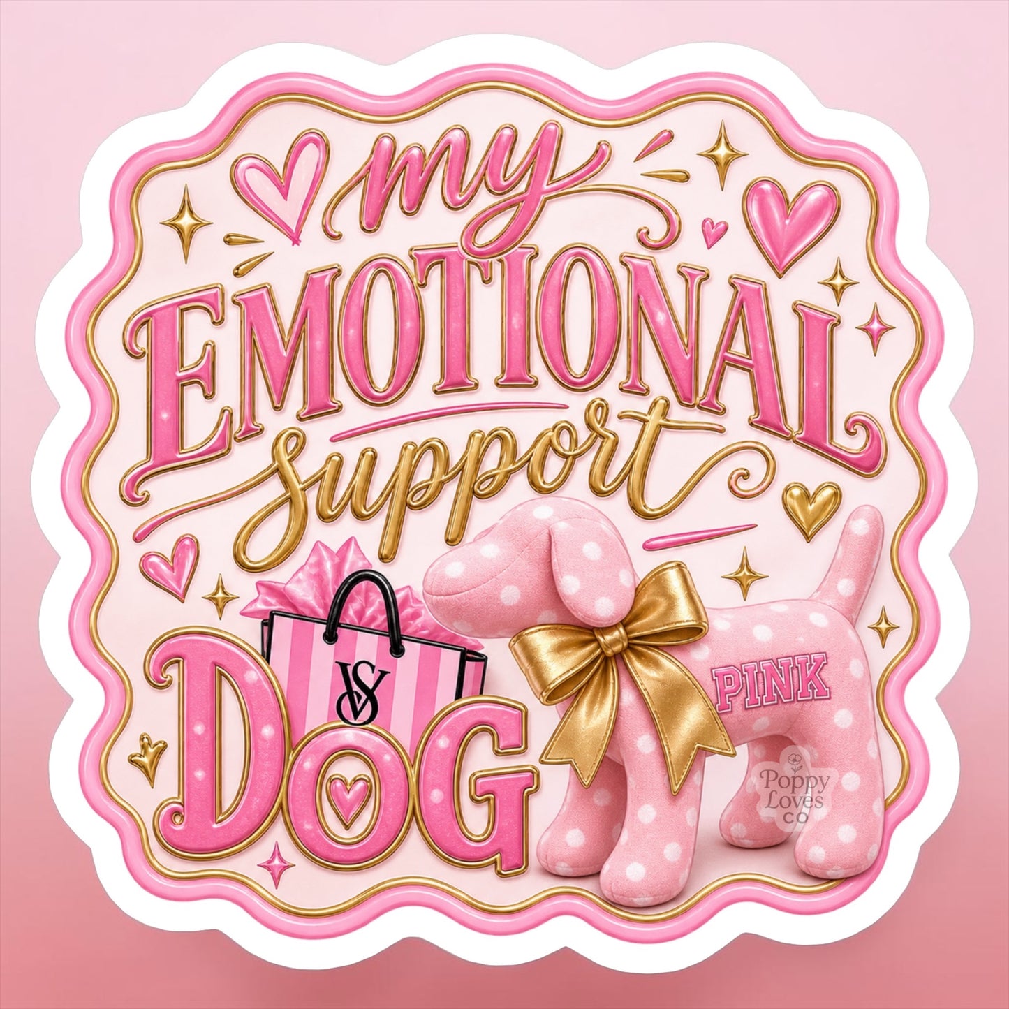 Emotional Support Dog Magnet