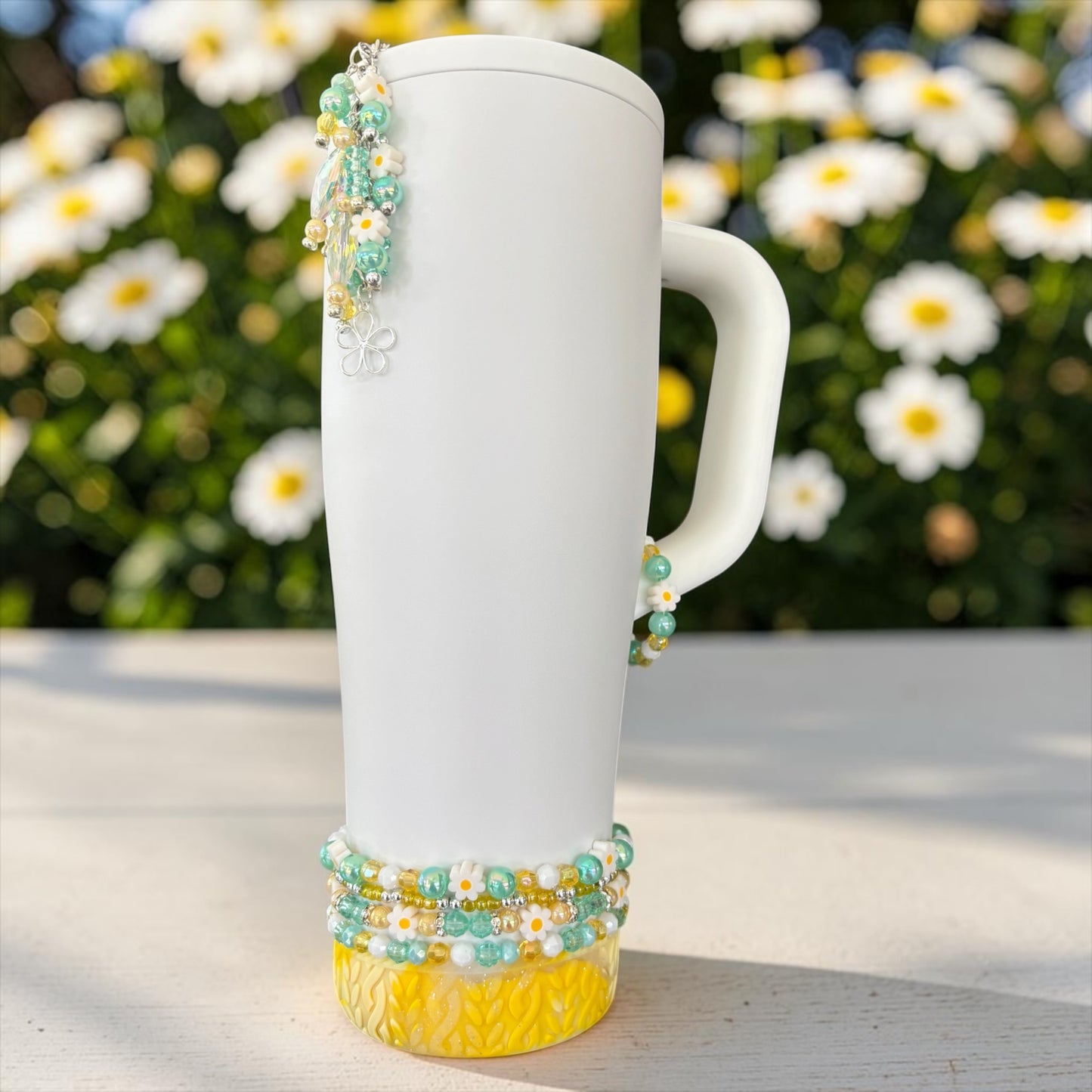 Daisy Ice Shaker Bracelets Wrist or Tumbler