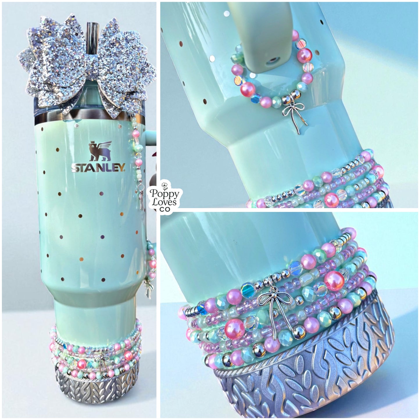 Peppermint Polka Dot Accessories