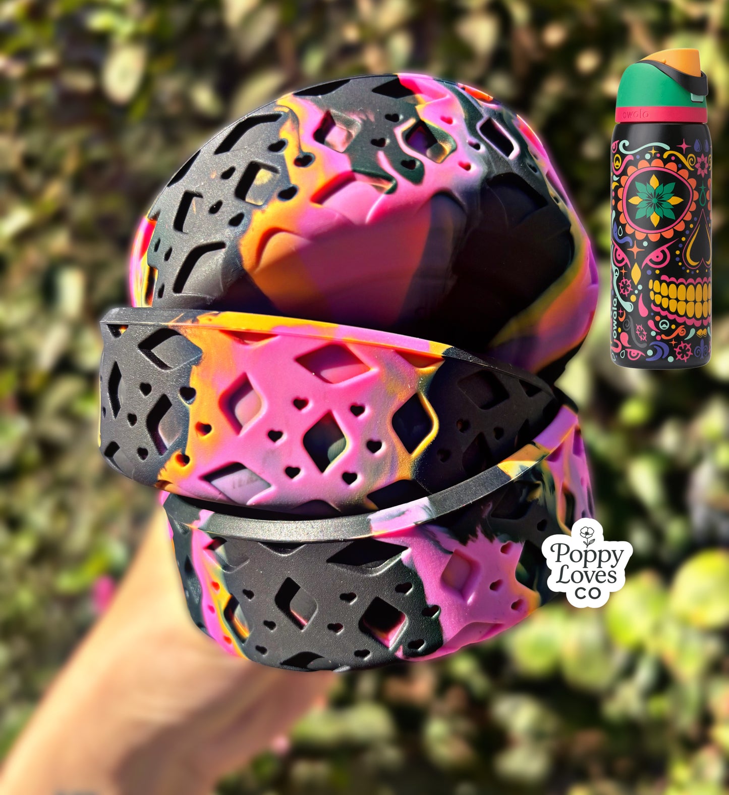 Sugar Skull Fusion || The Popette || Short Silicone Boot