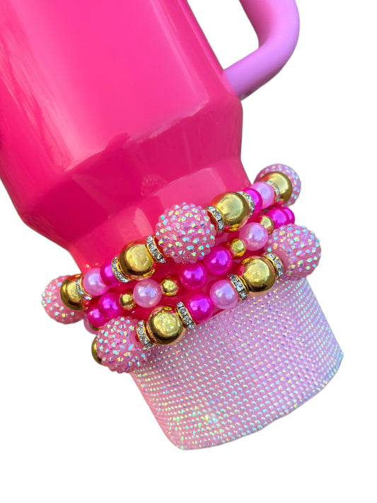 Pink Parade Cup Bracelets