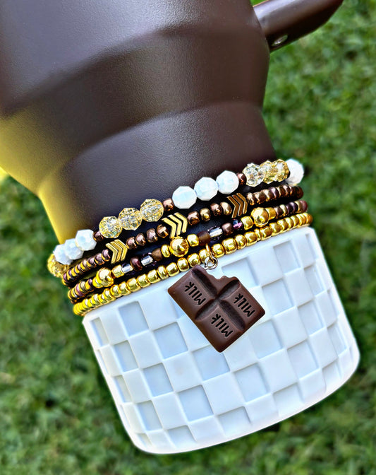 Smores Chocolate Stanley Cup Bracelets