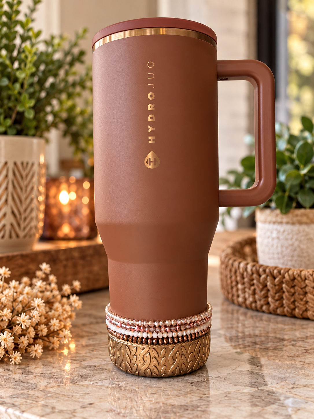 Dainty Glass Neutrals Wrist or Tumbler