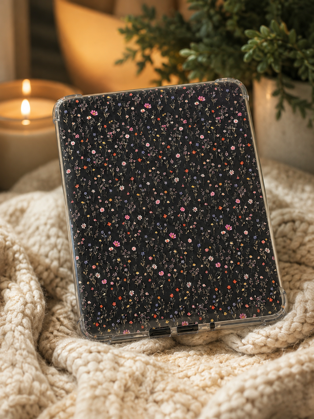 Midnight Floral Kindle Insert