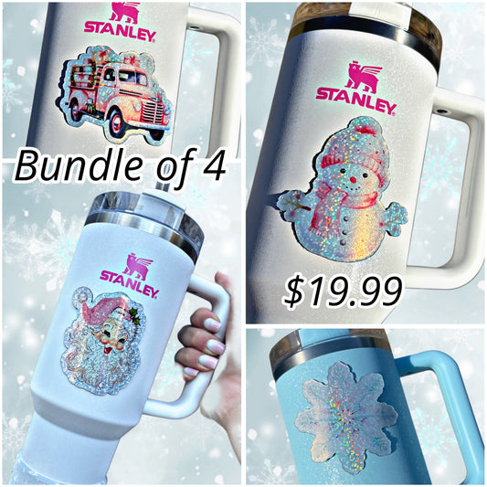 Winter Wonderland Bundle Tumbler Magnets 4pack