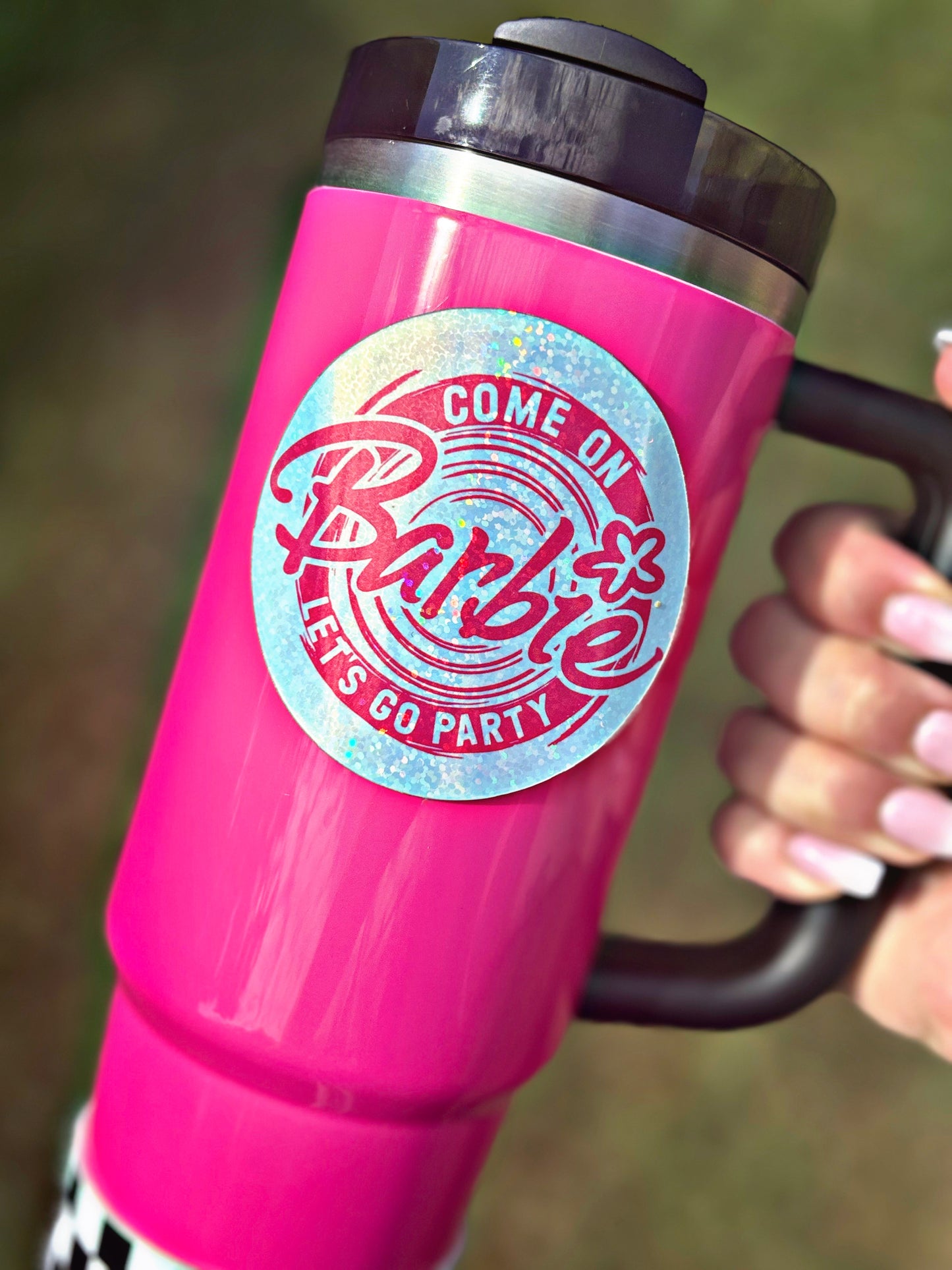 Let’s Go Party Cup Tumbler Magnet