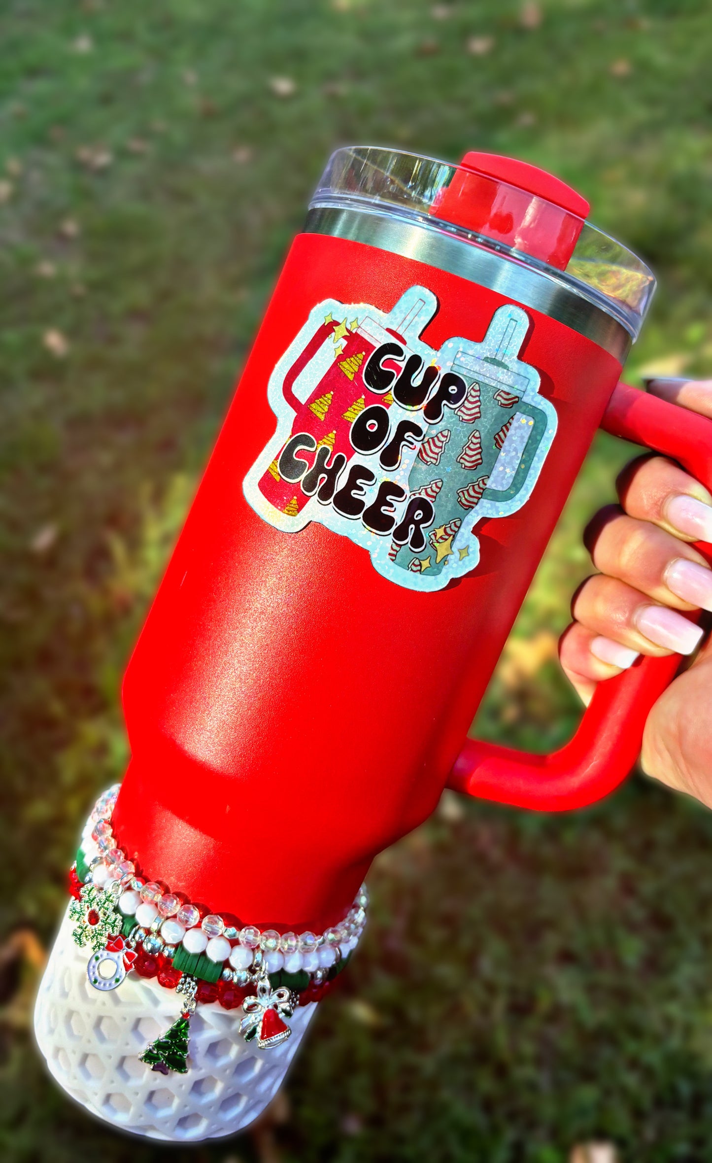 Cup of Cheer Tumbler Magnet