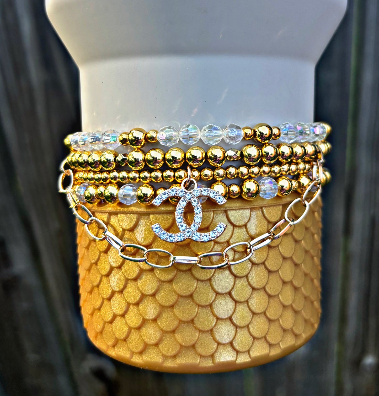 Chanel Cup Bracelets. Designer Stanley Cup Accessories