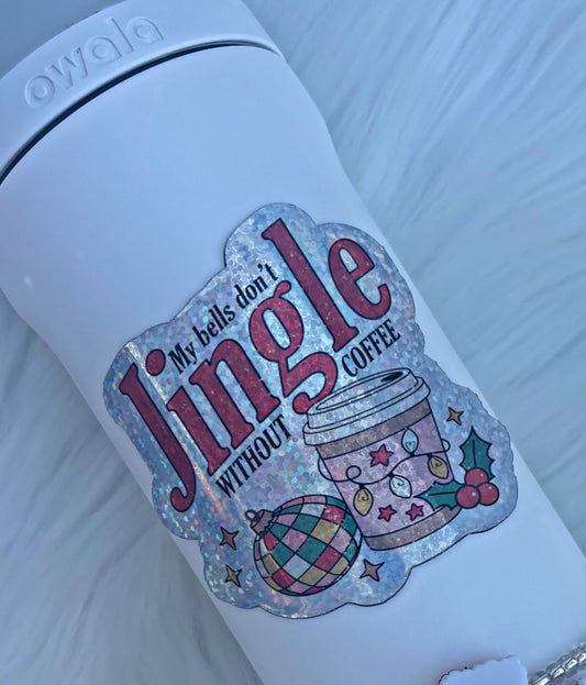 Coffee Bells Jingle Tumbler Magnet