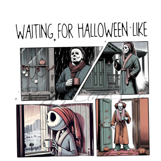 Waiting for Halloween Magnet