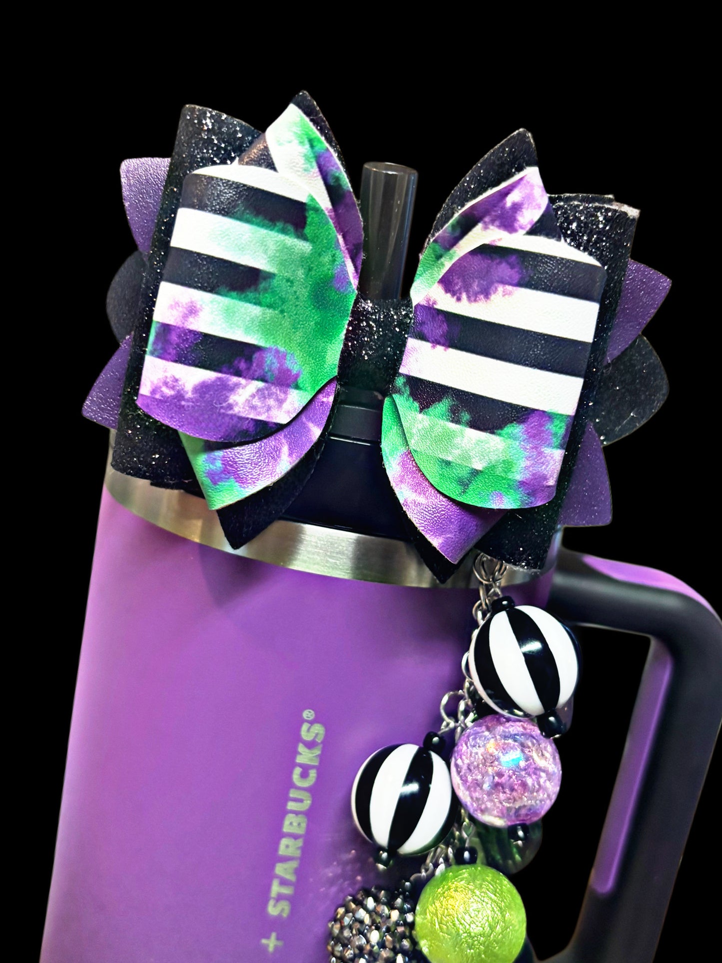 Halloween Stripes Bow
