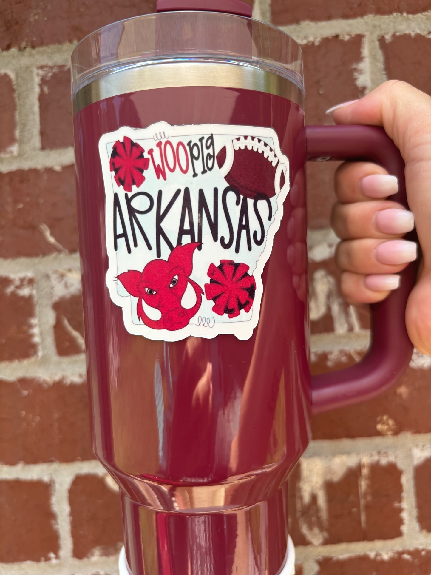 Arkansas Razorbacks Tumbler Magnet