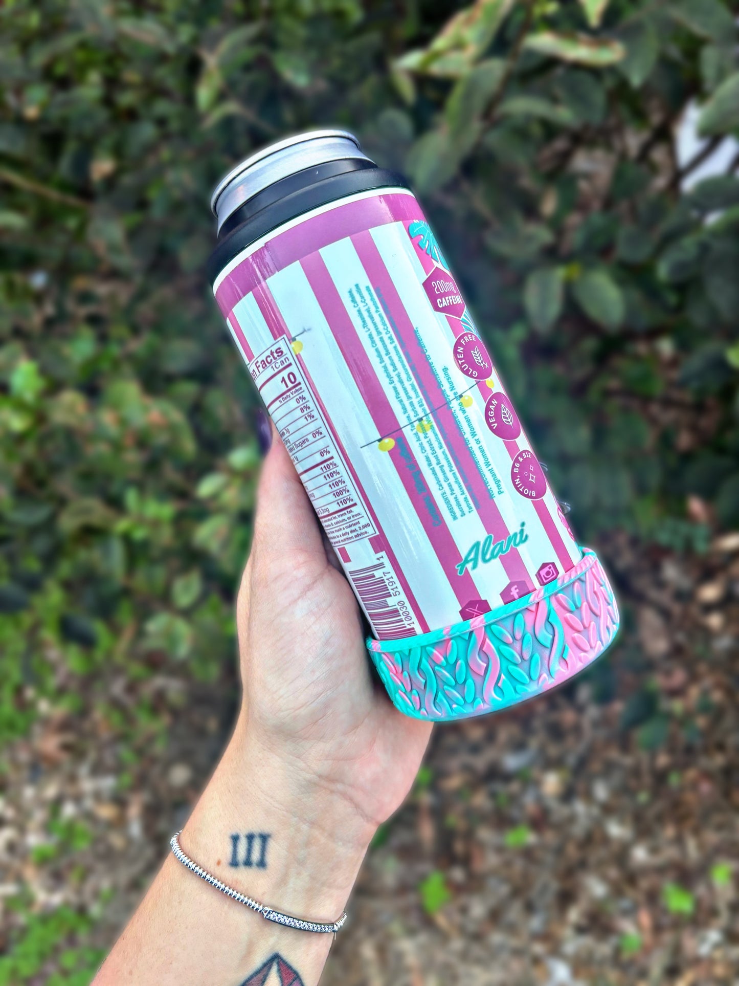 Cotton Candy 12oz Slim Can Holder