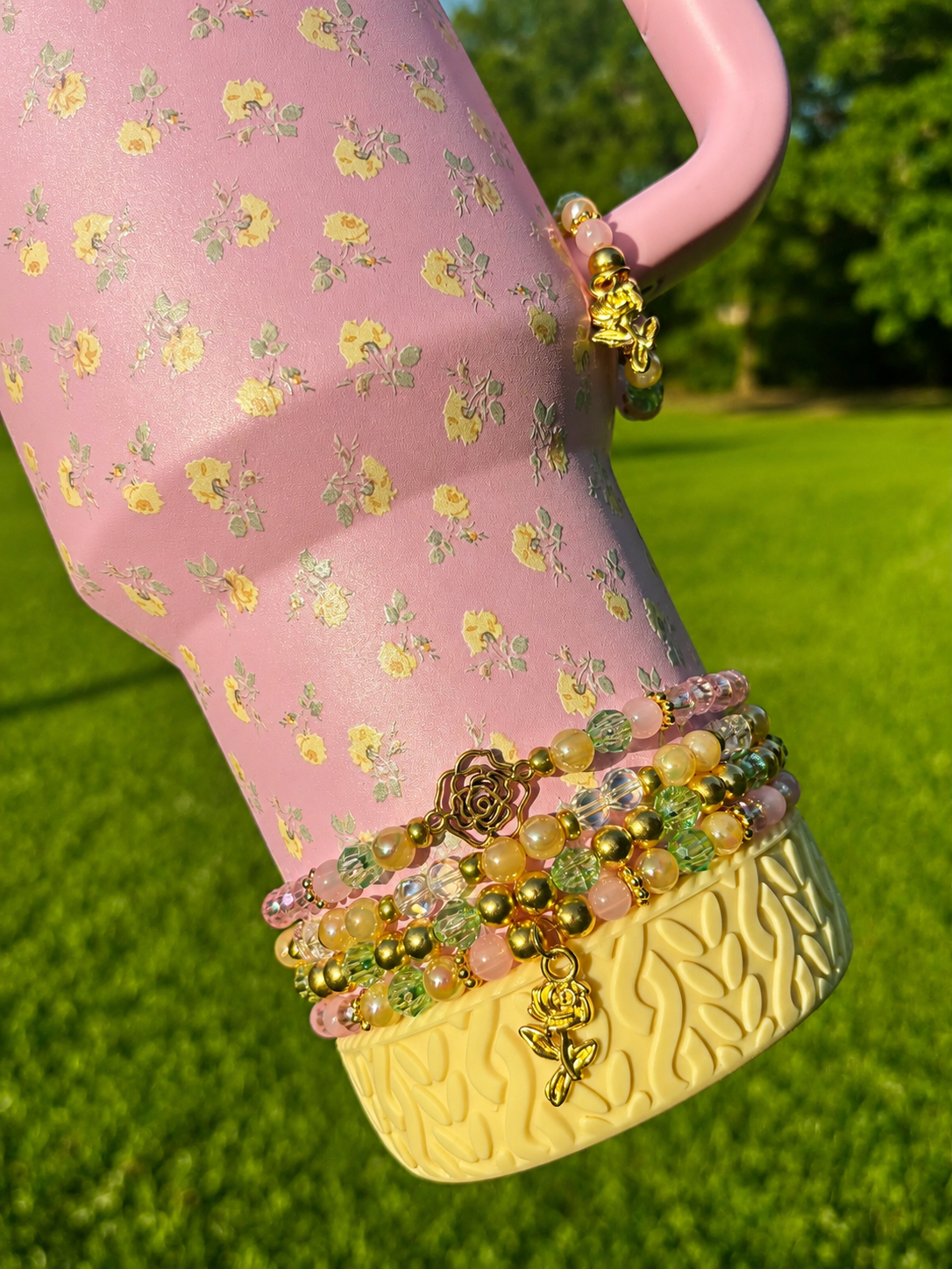 Polaroid Rose Bracelets Wrist or Tumbler