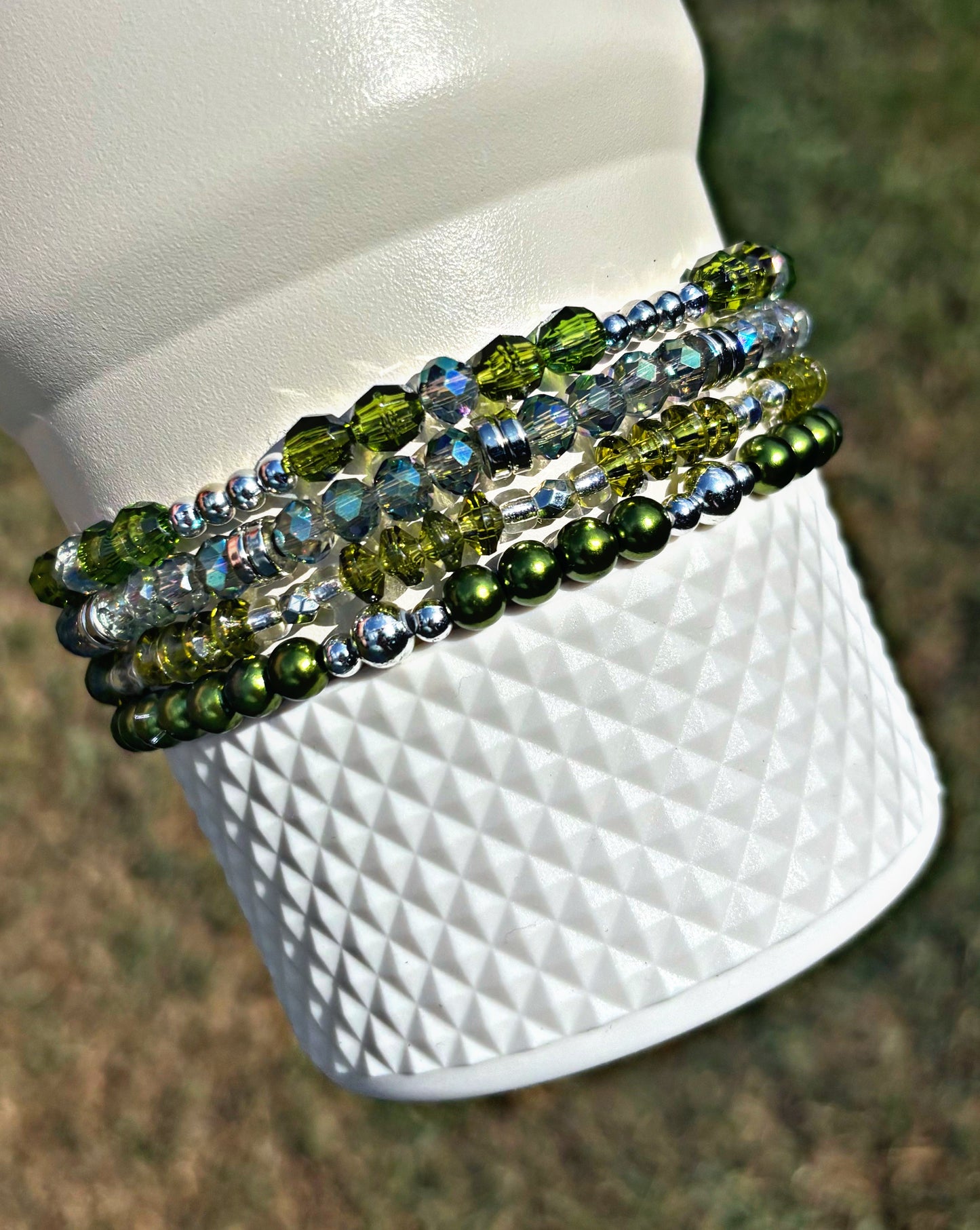 Olive Pearl SXS Cup Bracelets Cup Accessories