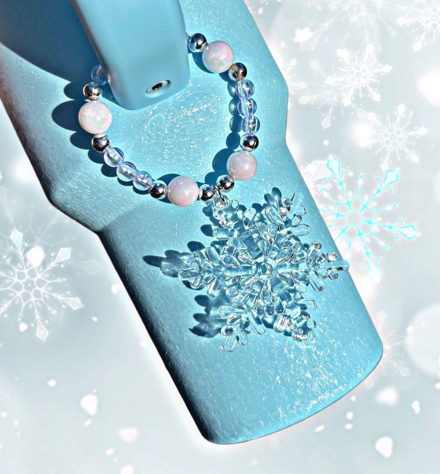 Frozen Snowflake XL Handle Charm