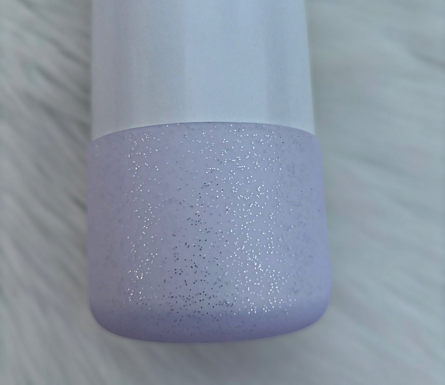 Lilac Dreams Glitter Owala Silicone Boot