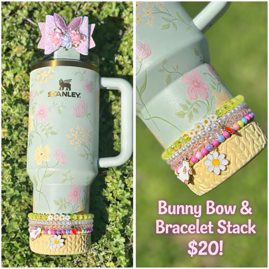 Bunny Bow & Bracelet Bundle