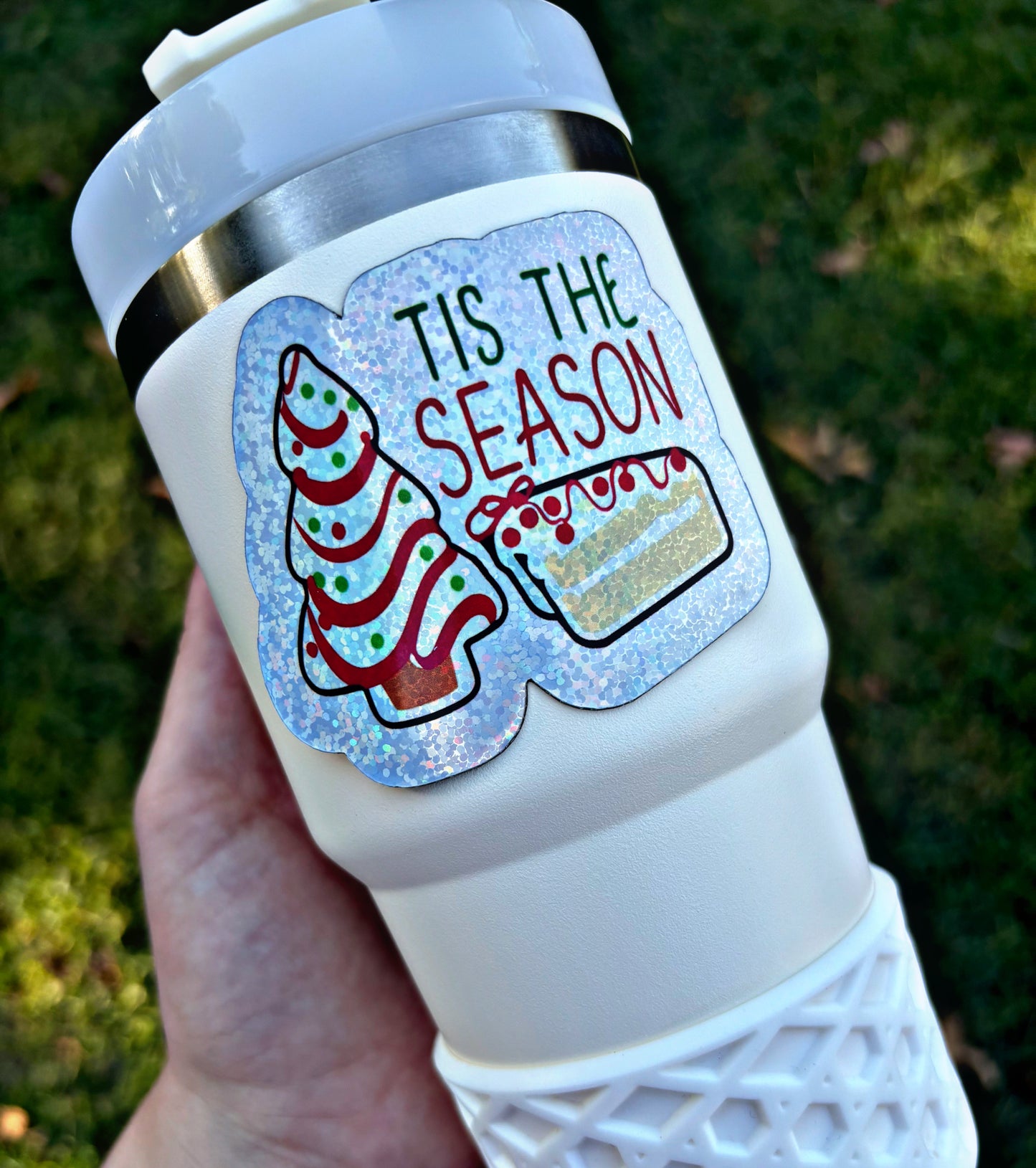 Tis the season cakes Tumbler Magnet