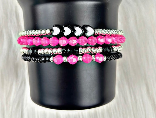 Electric Neon Pink Cup Bracelets Stanley Cup