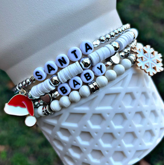 Santa Baby Cup Bracelets Christmas