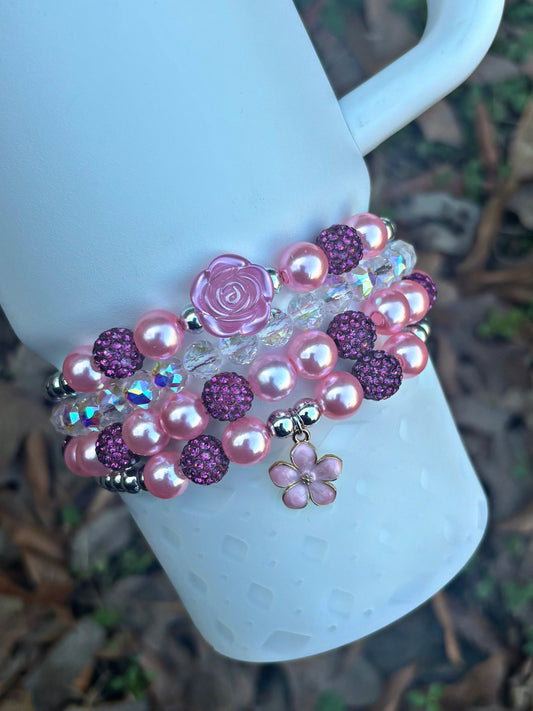 Cherry Blossom Cup Bracelets