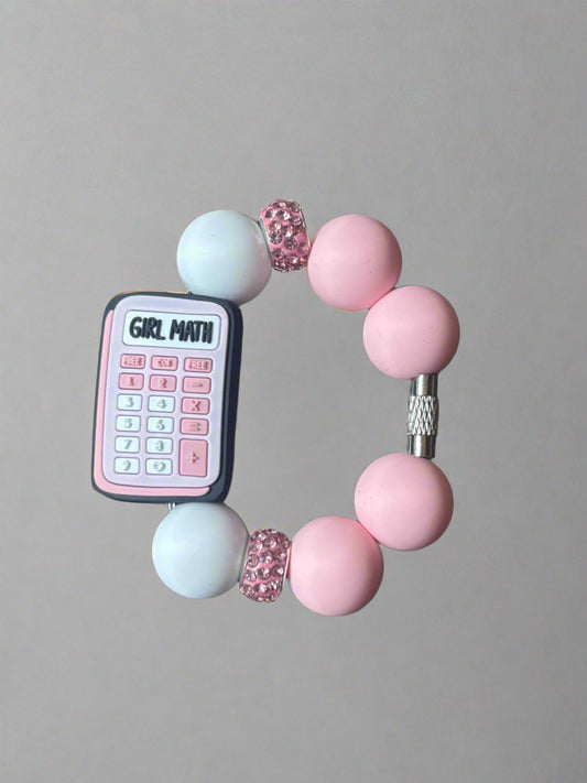 Girl Math Silicone Handle Charm