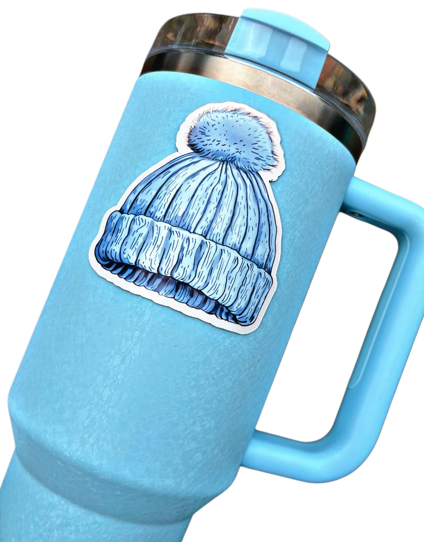 Powder Blue Beanie Tumbler Magnet