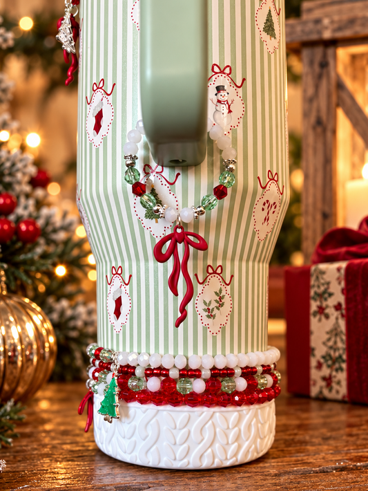 Deck the Halls Magnetic Handle Charm