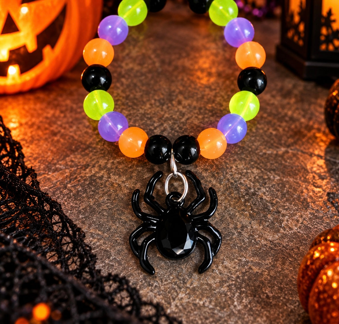 Halloween Spider Magnetic Handle Charm