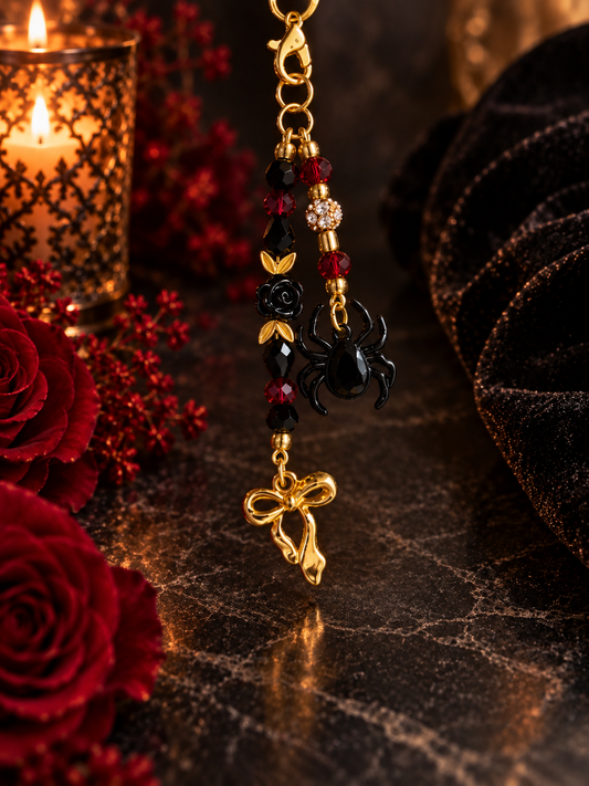 Bordeaux Lace Dangle Charm