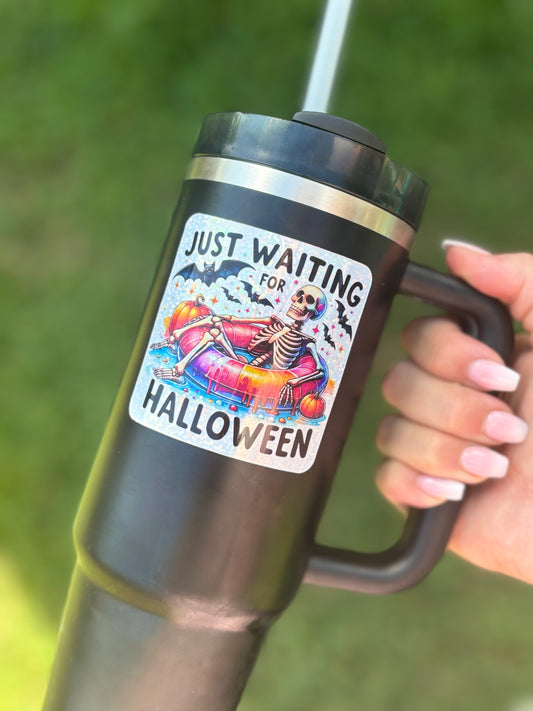 Waiting for Halloween Cup Tumbler Magnet