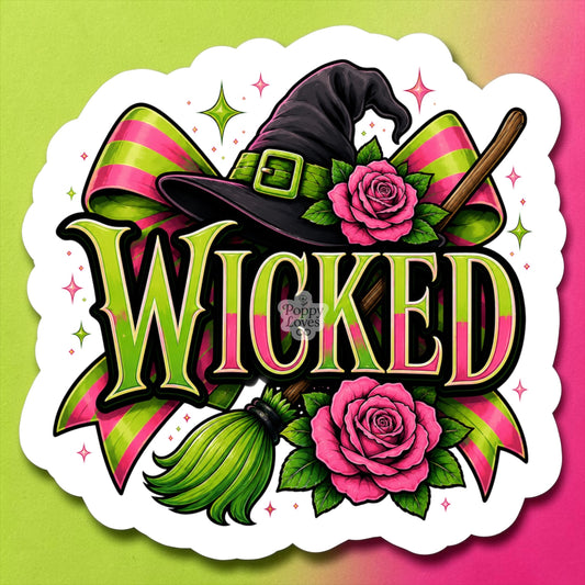 Wicked Floral Magnet