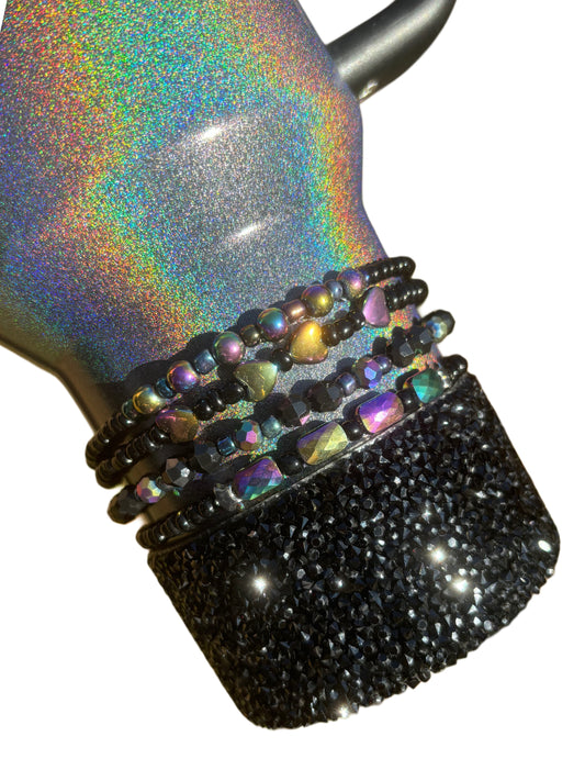 Midnight Glitz  Cup Bracelets