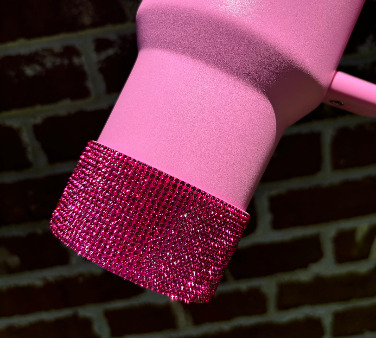 Hot Pink Rhinestone Silicone Bling Boot