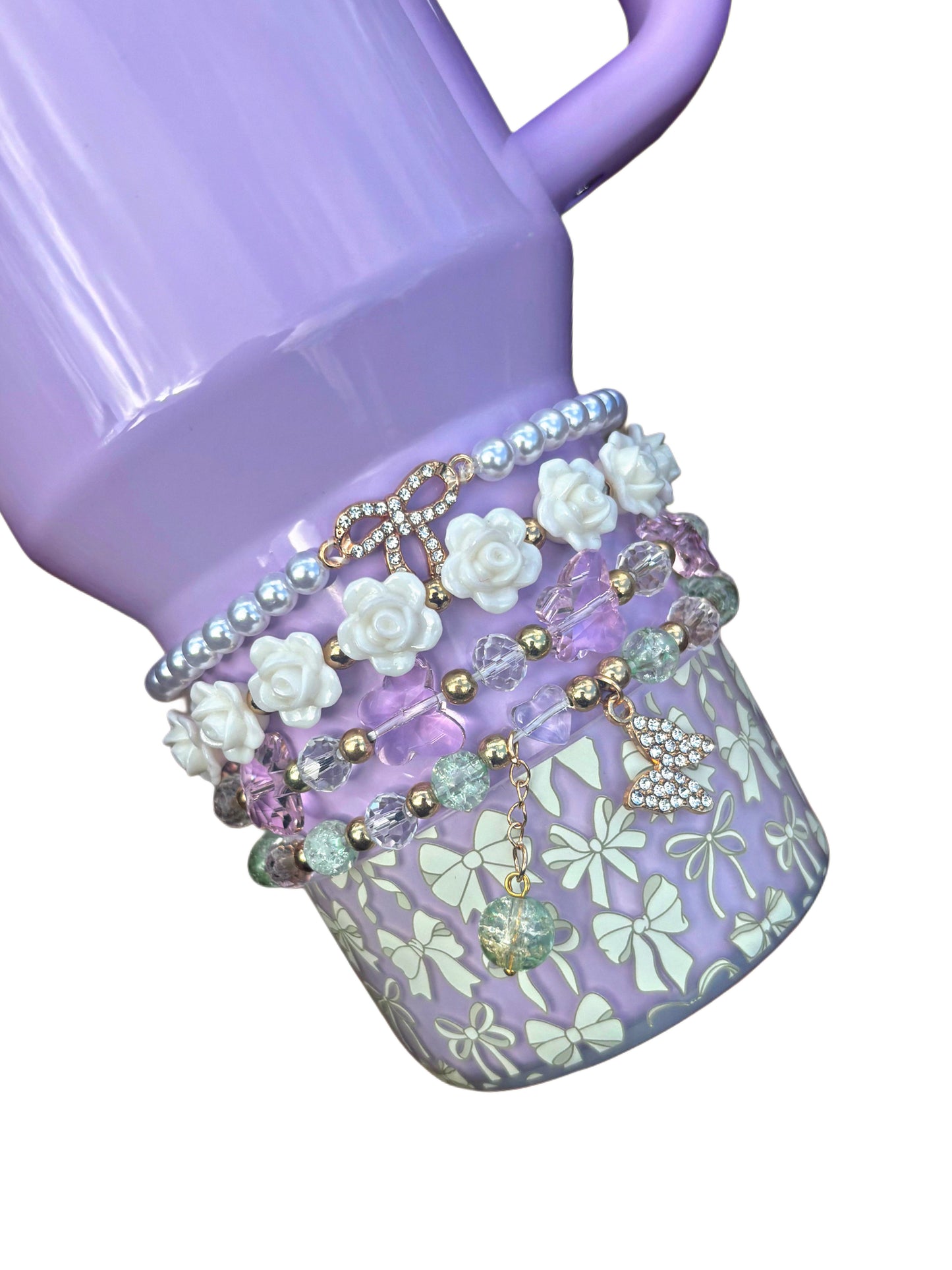 Bracelets coupes Full Bloom Perle et or