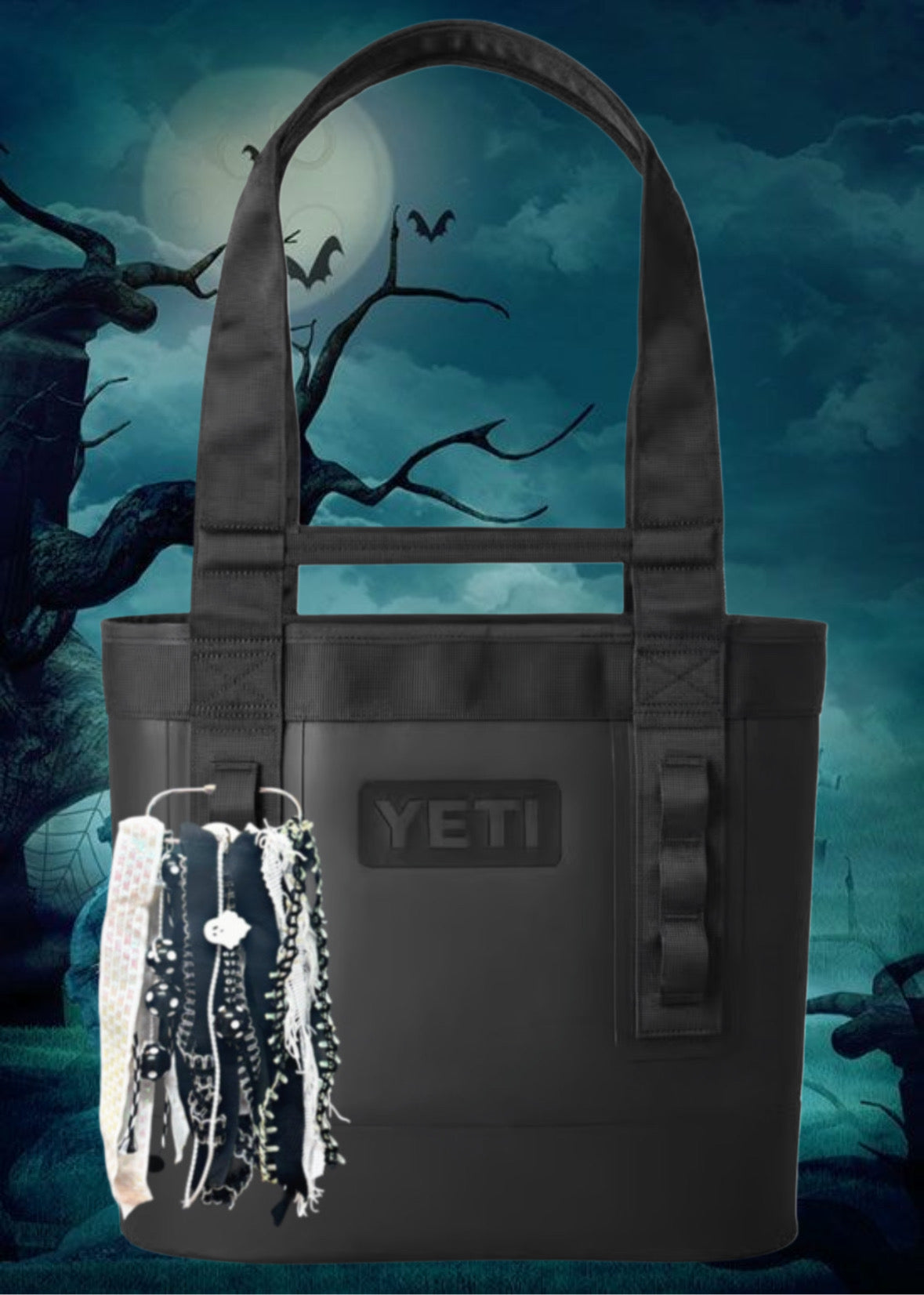 Spooky Ghost Tassel (Clip me to your Camino or Bogg Strap!)