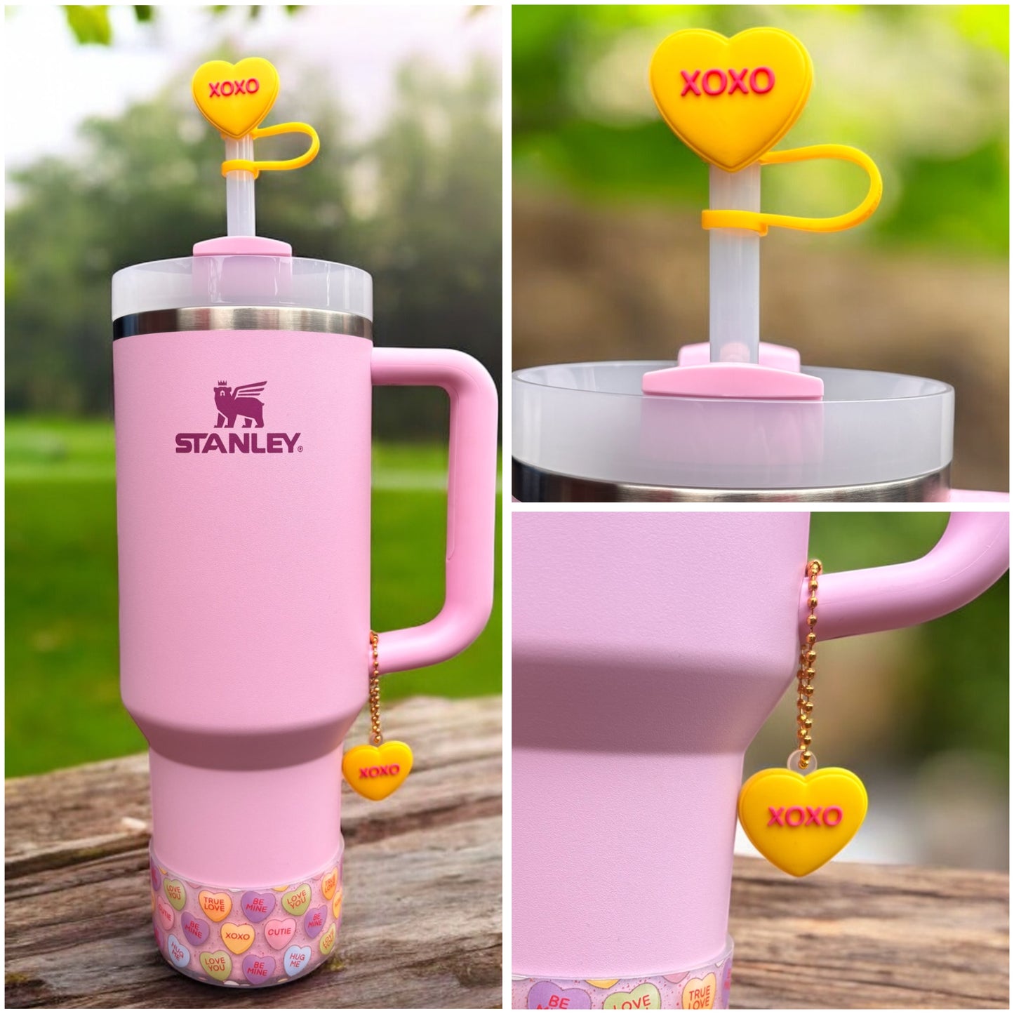 XOXO Straw Topper & Handle Charm Bundle