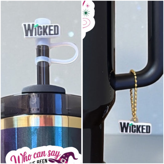 Wicked Straw Topper & Handle Charm Bundle