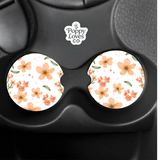 Spring Bloom Car Coasters