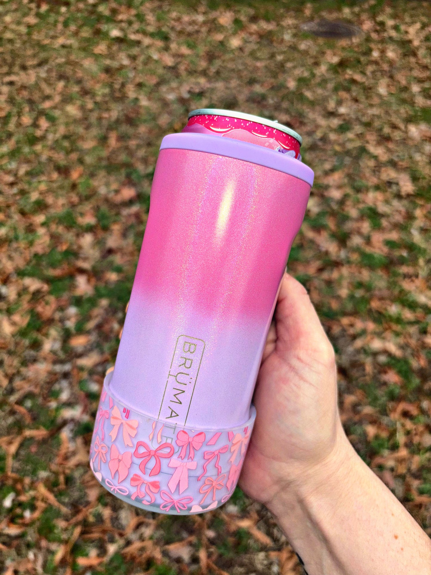 Pink Bows Clear Transparent Silicone Boot