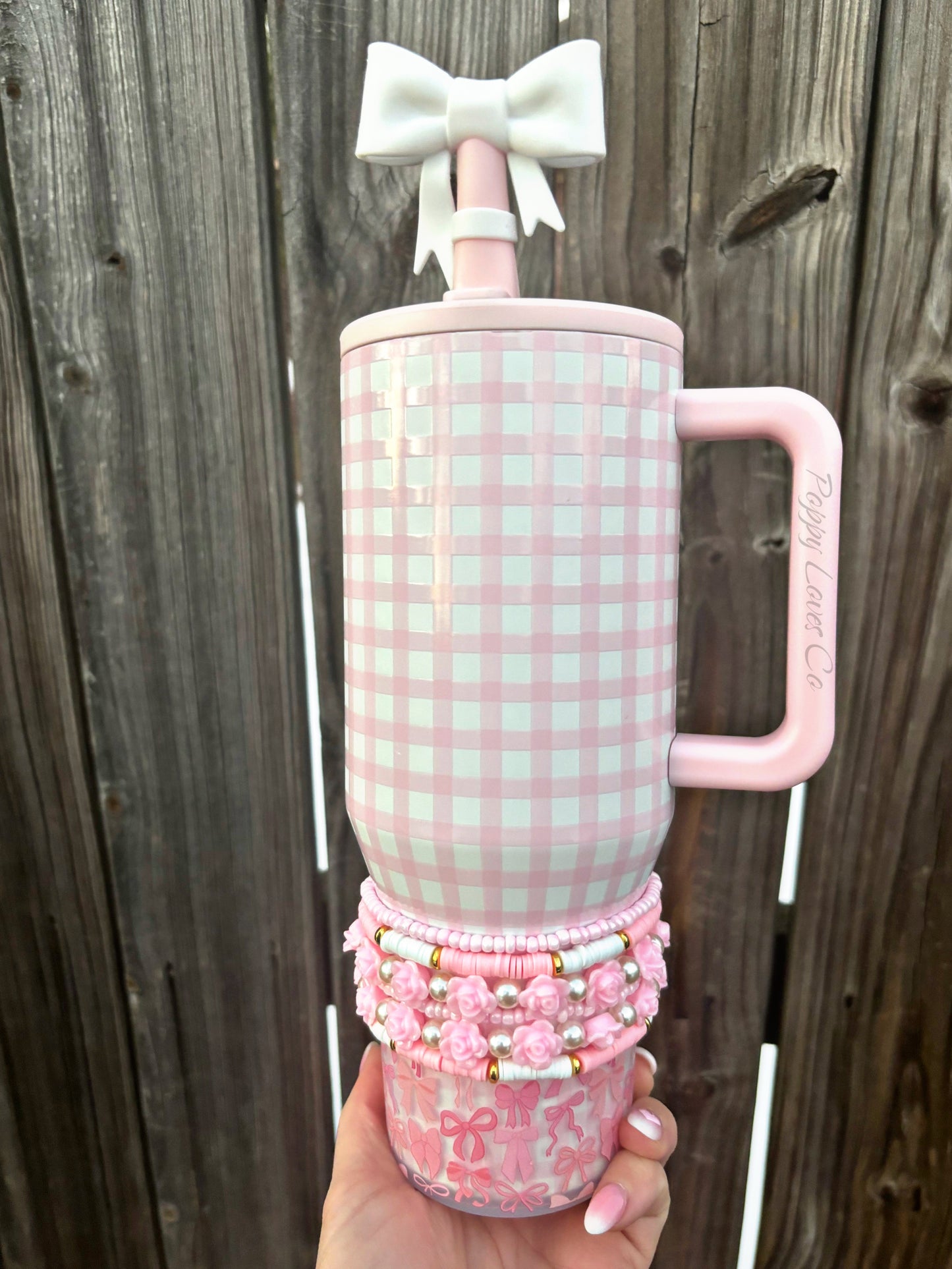 Pretty in Pink Cup Bracelets