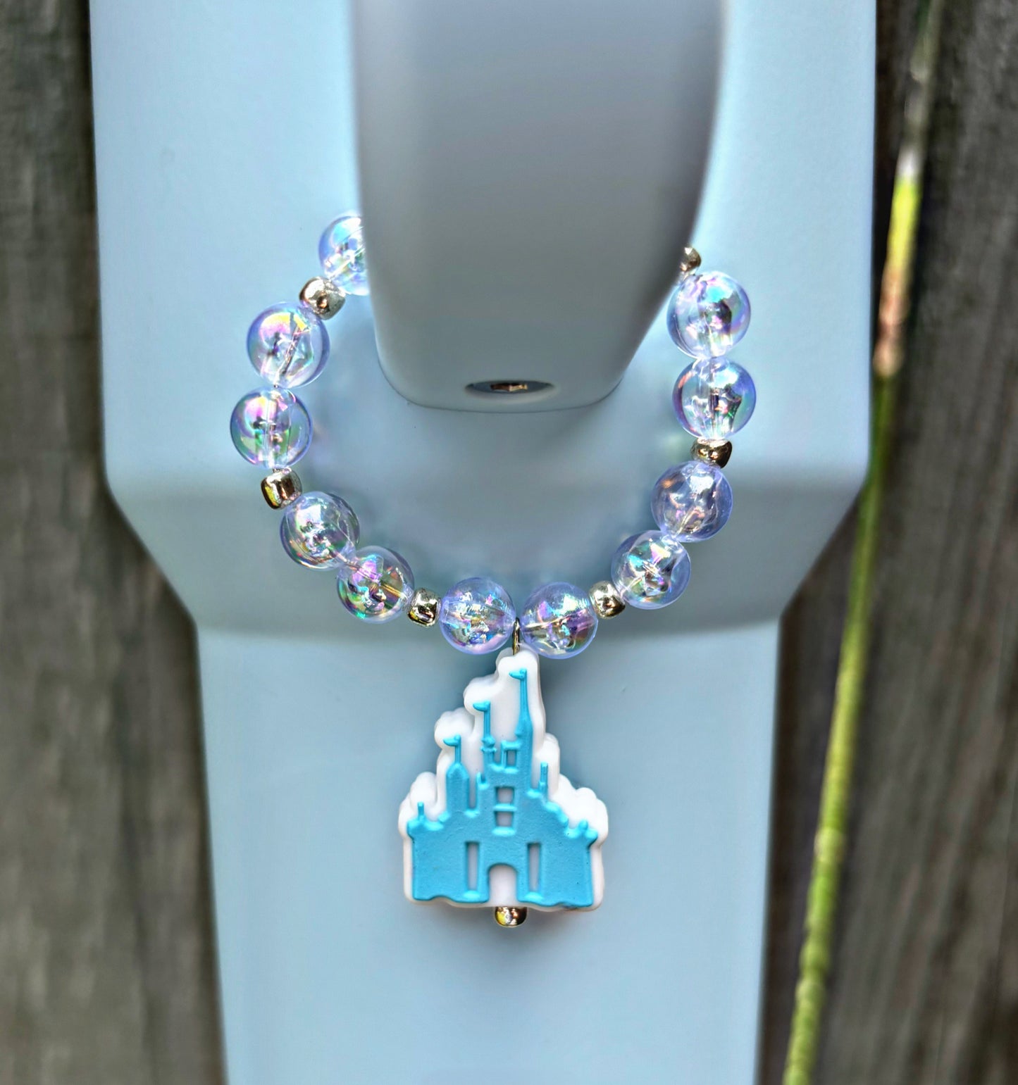 Cinderella Blue Disney Cup Handle Charm